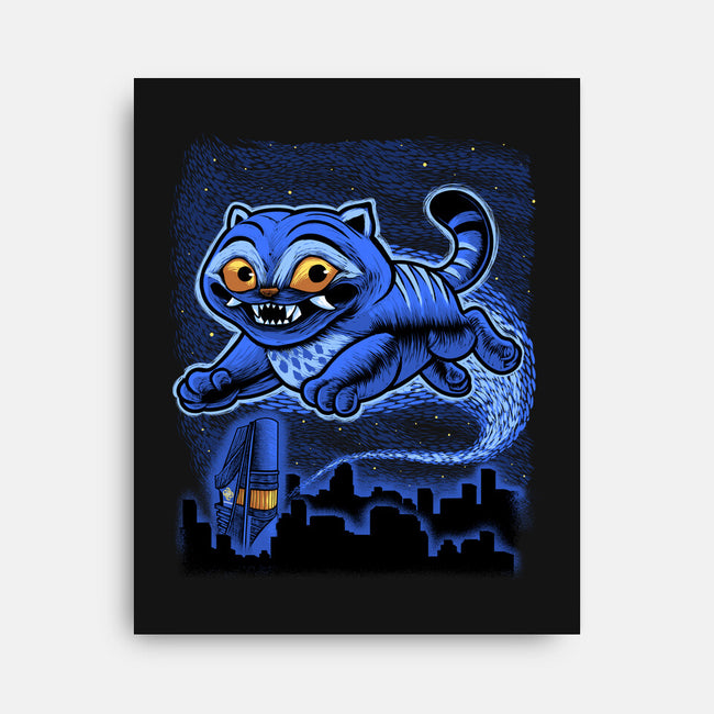 Sky Puff Tiger-None-Stretched-Canvas-Astrobot Invention