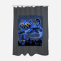 Sky Puff Tiger-None-Polyester-Shower Curtain-Astrobot Invention