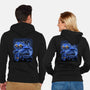 Sky Puff Tiger-Unisex-Zip-Up-Sweatshirt-Astrobot Invention
