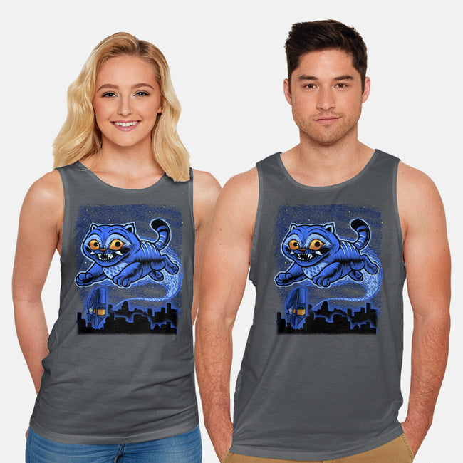 Sky Puff Tiger-Unisex-Basic-Tank-Astrobot Invention