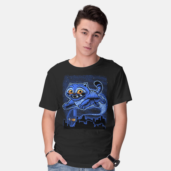 Sky Puff Tiger-Mens-Basic-Tee-Astrobot Invention
