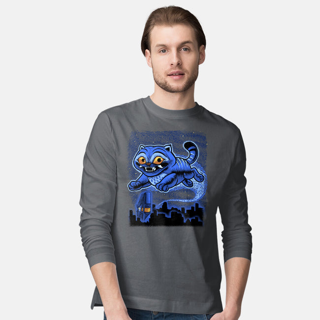 Sky Puff Tiger-Mens-Long Sleeved-Tee-Astrobot Invention