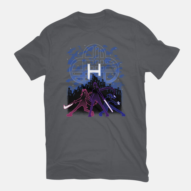 Huntrix Shadow Nebula-Womens-Fitted-Tee-Astrobot Invention