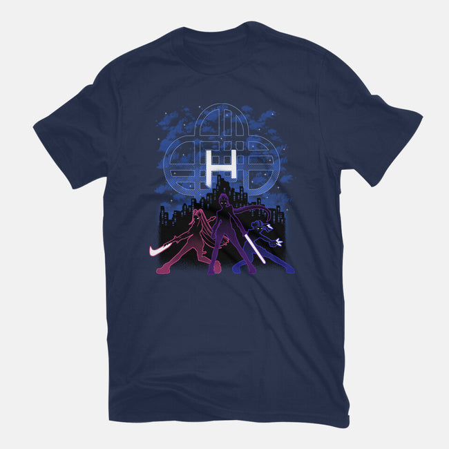 Huntrix Shadow Nebula-Womens-Fitted-Tee-Astrobot Invention