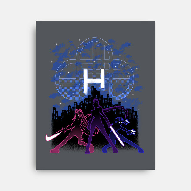 Huntrix Shadow Nebula-None-Stretched-Canvas-Astrobot Invention