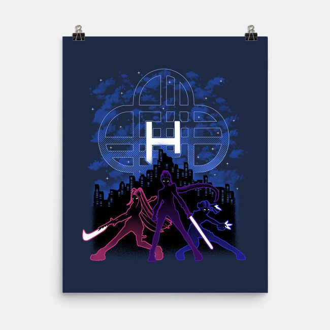Huntrix Shadow Nebula-None-Matte-Poster-Astrobot Invention