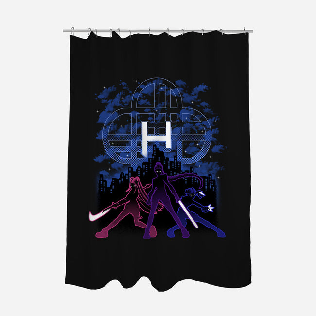 Huntrix Shadow Nebula-None-Polyester-Shower Curtain-Astrobot Invention