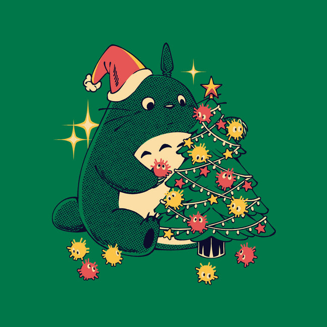 Forest Christmas Night-Mens-Long Sleeved-Tee-PopCultureWizard