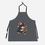 Forest Christmas Night-Unisex-Kitchen-Apron-PopCultureWizard