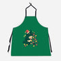 Forest Christmas Night-Unisex-Kitchen-Apron-PopCultureWizard