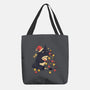Forest Christmas Night-None-Basic Tote-Bag-PopCultureWizard