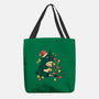 Forest Christmas Night-None-Basic Tote-Bag-PopCultureWizard