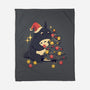 Forest Christmas Night-None-Fleece-Blanket-PopCultureWizard