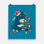 Forest Christmas Night-None-Matte-Poster-PopCultureWizard