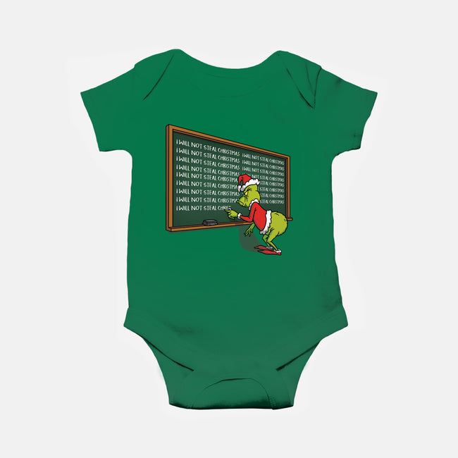 Grinch Detention-Baby-Basic-Onesie-Barbadifuoco