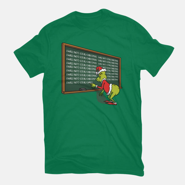 Grinch Detention-Womens-Fitted-Tee-Barbadifuoco