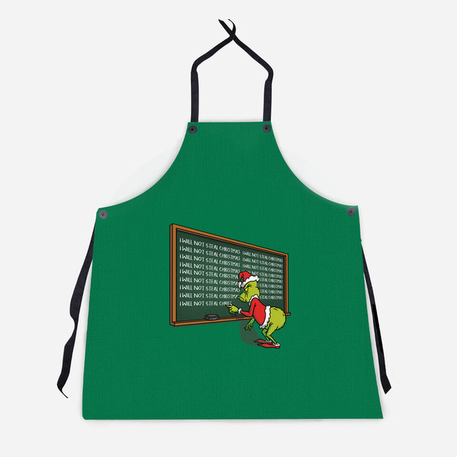 Grinch Detention-Unisex-Kitchen-Apron-Barbadifuoco