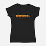 The Rebel Fighter-Womens-V-Neck-Tee-pigboom