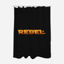 The Rebel Fighter-None-Polyester-Shower Curtain-pigboom