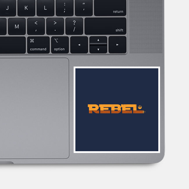 The Rebel Fighter-None-Glossy-Sticker-pigboom