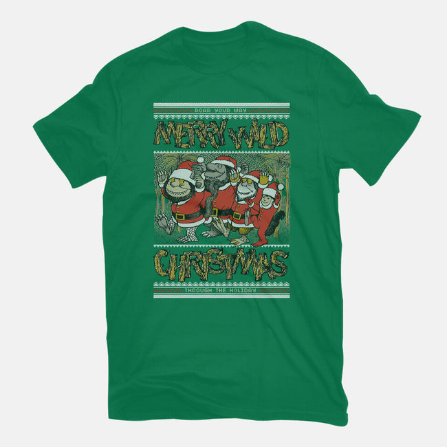 Merry Wild Christmas-Mens-Premium-Tee-Arinesart