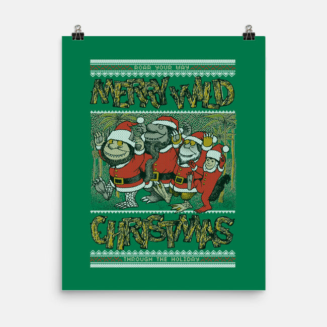 Merry Wild Christmas-None-Matte-Poster-Arinesart