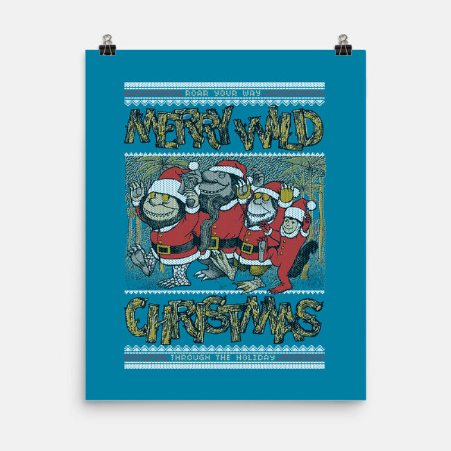 Merry Wild Christmas-None-Matte-Poster-Arinesart