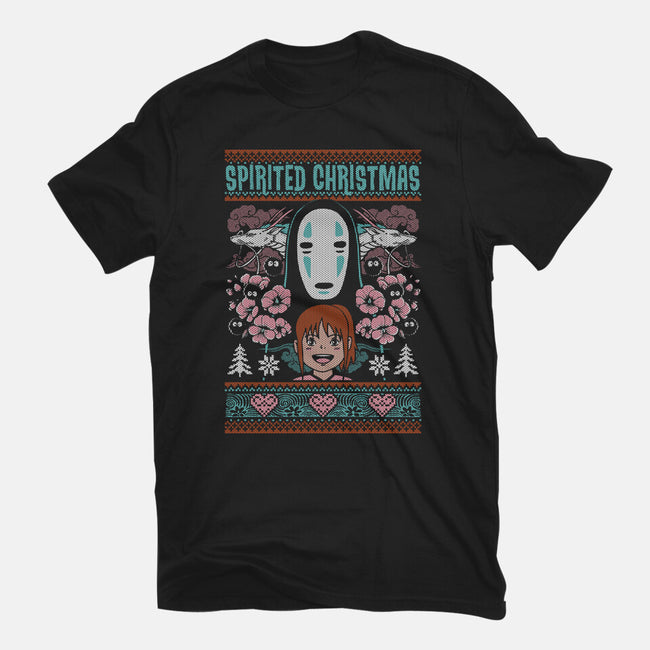 Spirited Christmas-Unisex-Basic-Tee-Arinesart