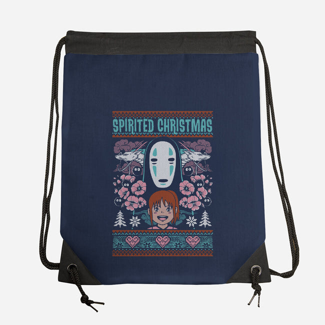 Spirited Christmas-None-Drawstring-Bag-Arinesart