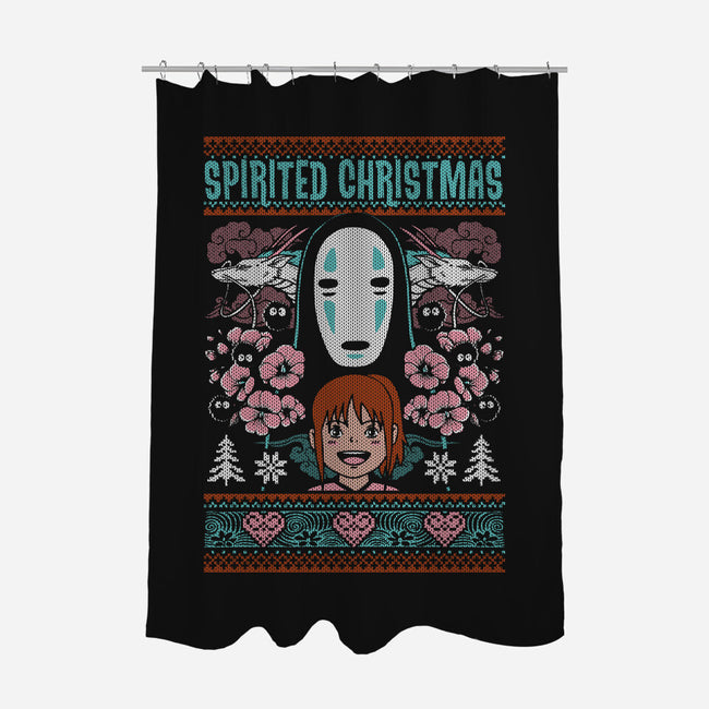 Spirited Christmas-None-Polyester-Shower Curtain-Arinesart