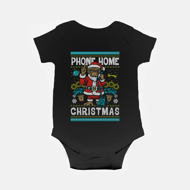 Phone Home This Christmas-Baby-Basic-Onesie-Arinesart