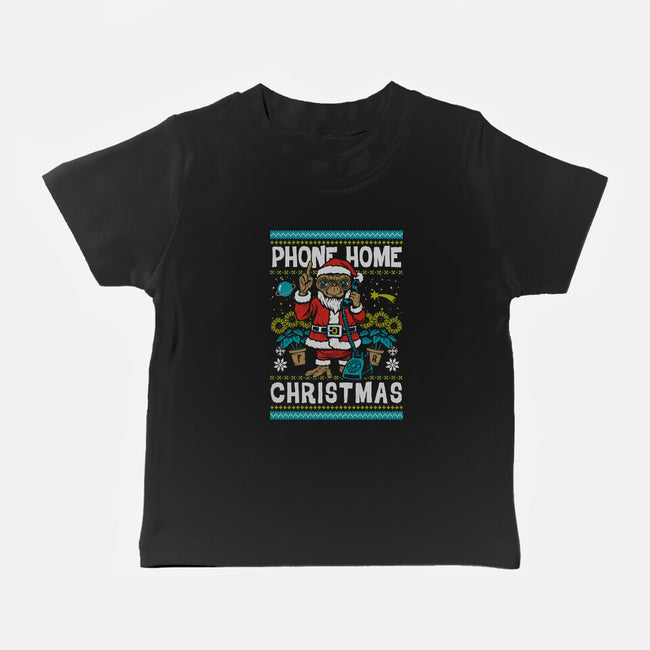 Phone Home This Christmas-Baby-Basic-Tee-Arinesart