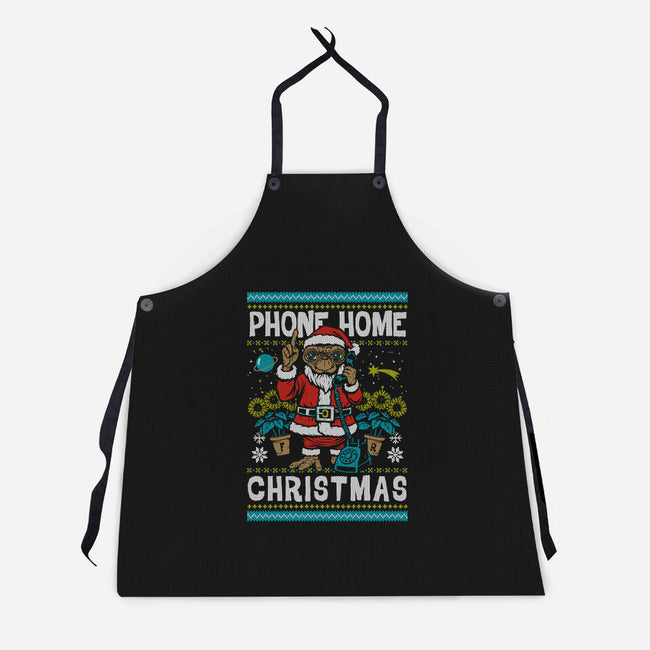 Phone Home This Christmas-Unisex-Kitchen-Apron-Arinesart