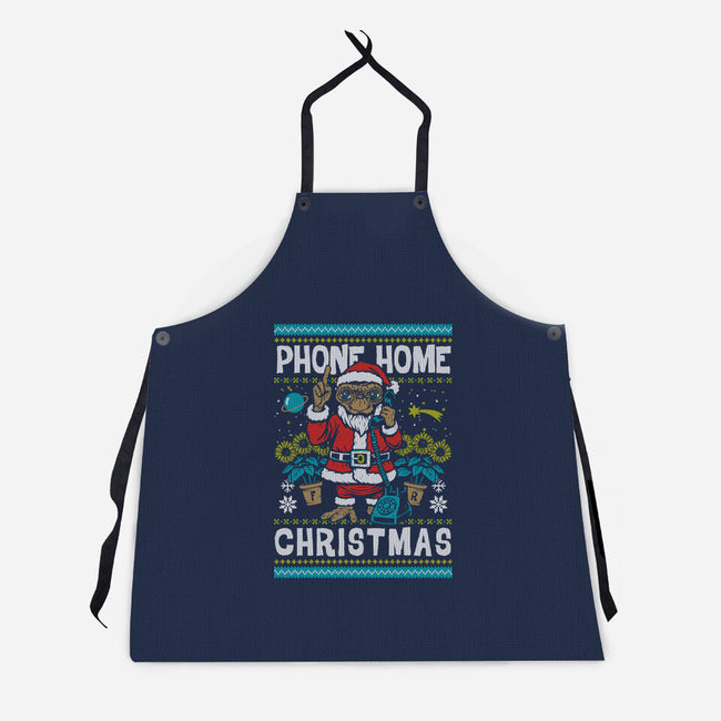 Phone Home This Christmas-Unisex-Kitchen-Apron-Arinesart