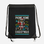 Phone Home This Christmas-None-Drawstring-Bag-Arinesart