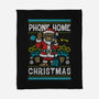 Phone Home This Christmas-None-Fleece-Blanket-Arinesart