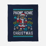Phone Home This Christmas-None-Fleece-Blanket-Arinesart