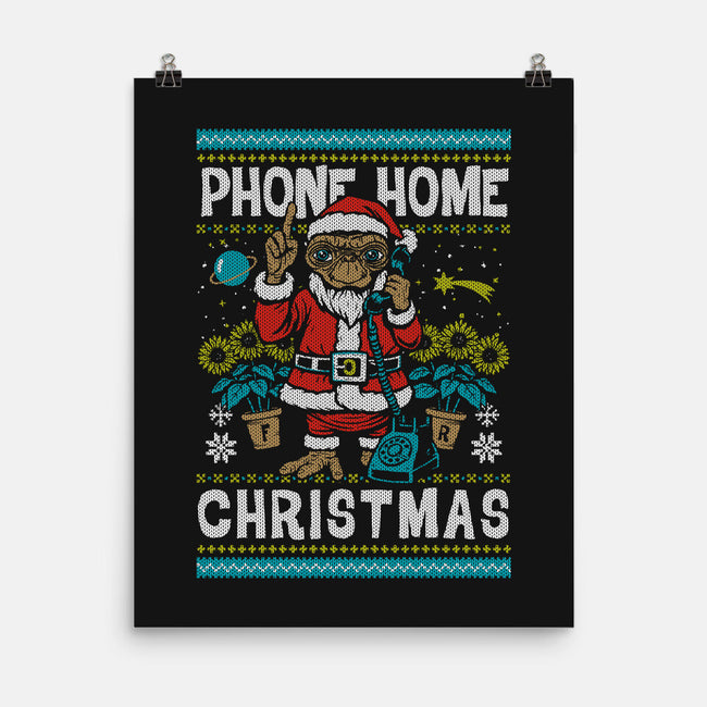 Phone Home This Christmas-None-Matte-Poster-Arinesart