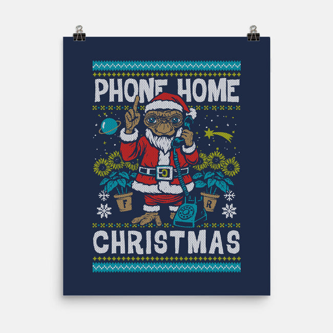 Phone Home This Christmas-None-Matte-Poster-Arinesart