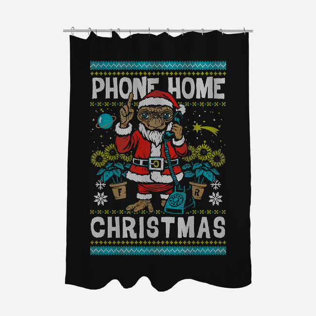 Phone Home This Christmas-None-Polyester-Shower Curtain-Arinesart