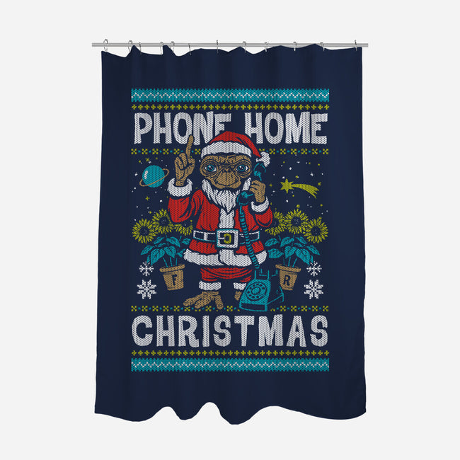 Phone Home This Christmas-None-Polyester-Shower Curtain-Arinesart