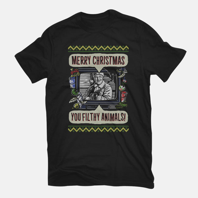 A Very McCallister Christmas-Womens-Fitted-Tee-Arinesart