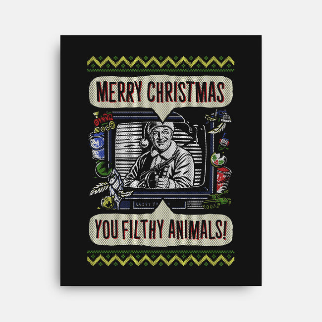 A Very McCallister Christmas-None-Stretched-Canvas-Arinesart