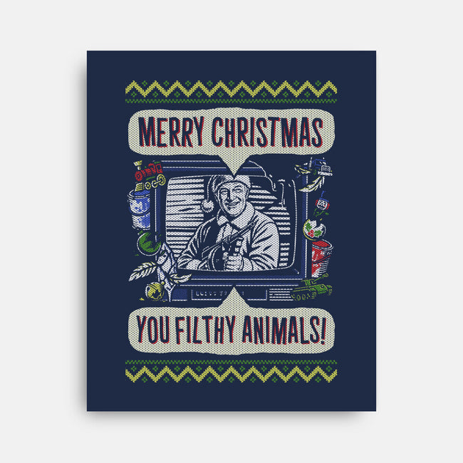 A Very McCallister Christmas-None-Stretched-Canvas-Arinesart