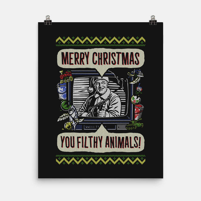 A Very McCallister Christmas-None-Matte-Poster-Arinesart