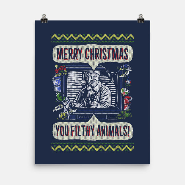 A Very McCallister Christmas-None-Matte-Poster-Arinesart