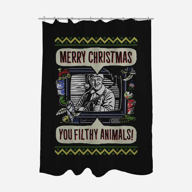 A Very McCallister Christmas-None-Polyester-Shower Curtain-Arinesart