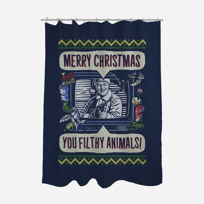 A Very McCallister Christmas-None-Polyester-Shower Curtain-Arinesart