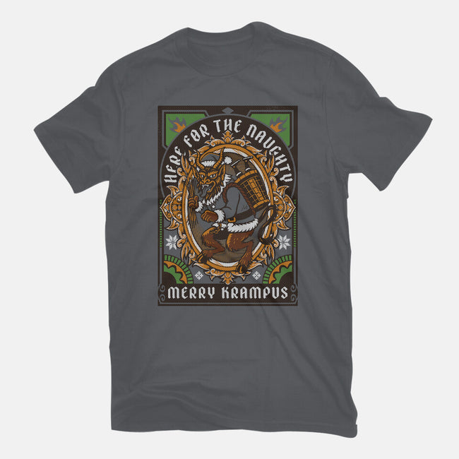 Here For The Naughty-Womens-Fitted-Tee-Arinesart