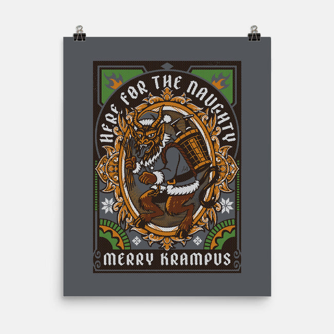 Here For The Naughty-None-Matte-Poster-Arinesart